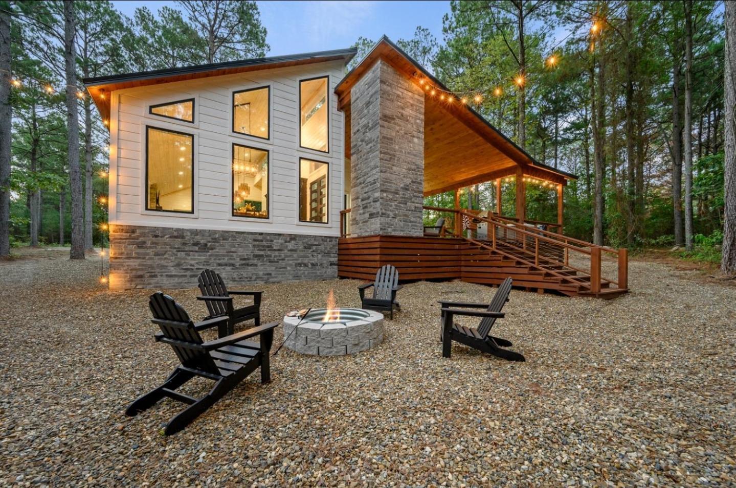 Two Knights Luxury Cabin Broken Bow Exterior foto